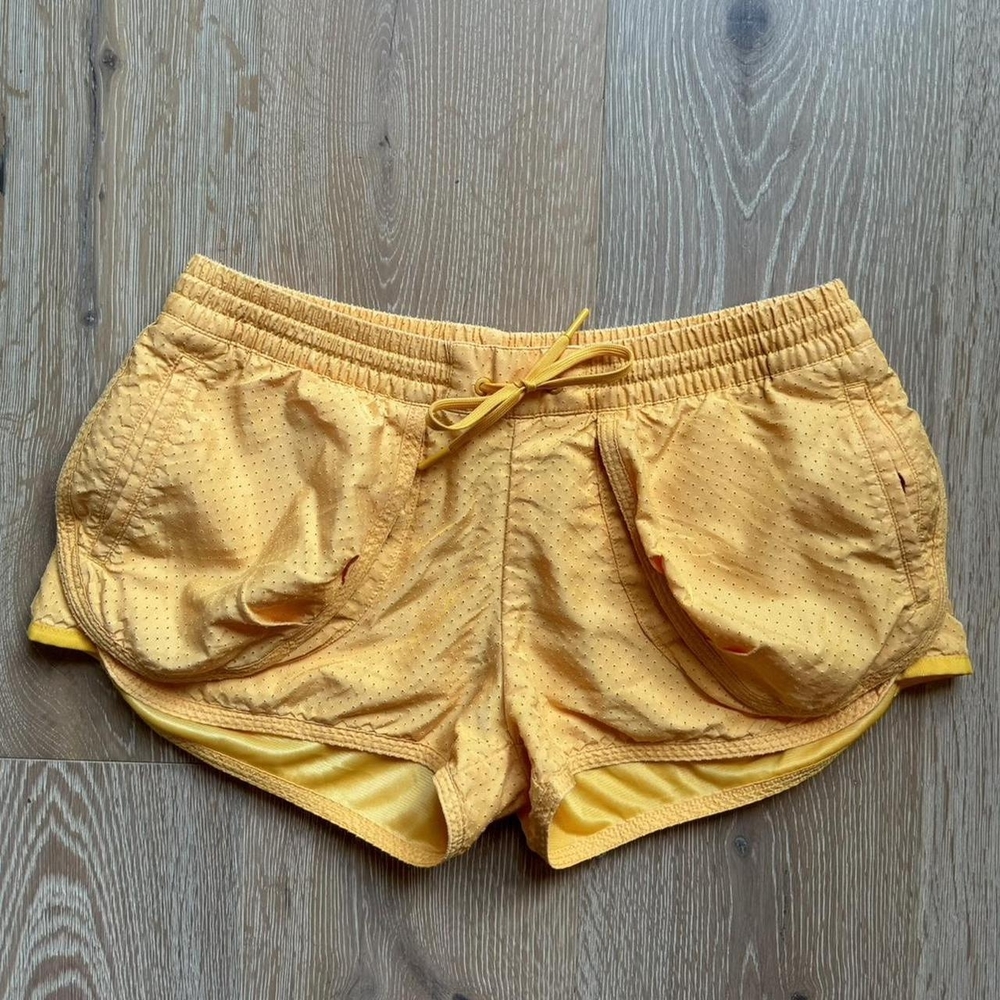 Adidas by Stella McCartney Sunny Yellow Athletic Shorts